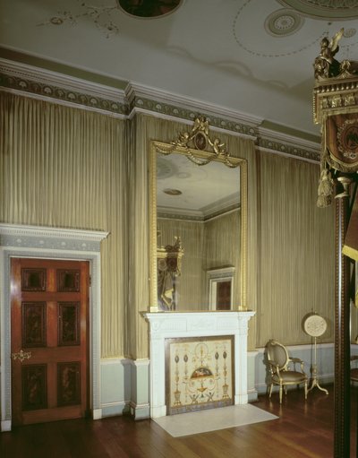 Bedroom with Fireplace Designed by Adam by Unbekannt Unbekannt